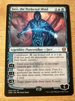 JACE, THE PERFECTED MIND Phyrexia: All Will Be One ONE Planeswalker Magic MTG - Image 1