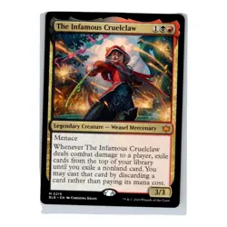 The Infamous Cruelclaw #0219 Regular Mythic MTG 2024 Bloomburrow - Image 1