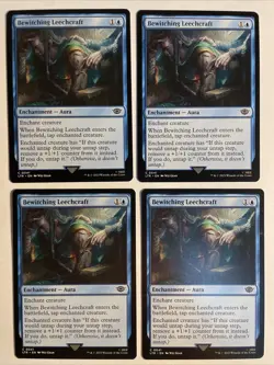 4x Mtg Lord Of The Rings Bewitching Leechcraft NM Magic The Gathering - Image 1