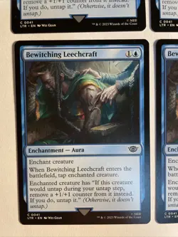 4x Mtg Lord Of The Rings Bewitching Leechcraft NM Magic The Gathering - Image 2