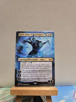MTG English Kaito, Bane of Nightmares (Borderless) NM Normal - Image 1