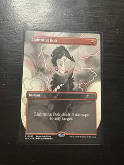 Mtg Secret Lair Spectacular Peach Momoko Lightning Bolt Promo - Non-Foil - Image 1