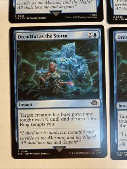 4x Mtg Lord Of The Rings Dreadful As The Storm NM Magic The Gathering - Image 2