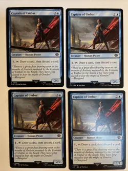 4x Mtg Lord Of The Rings Captain Of Umbar NM Magic The Gathering - Image 1
