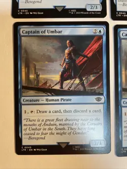 4x Mtg Lord Of The Rings Captain Of Umbar NM Magic The Gathering - Image 2