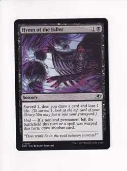 MAGIC THE GATHERING MTG EDGE OF ETERNITIES HYMN OF THE FALLER - Image 1