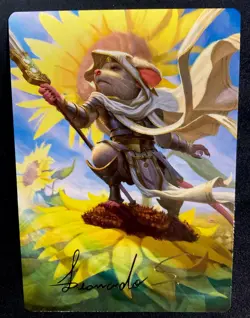 MTG Magic the Gathering Elspeth, Sun's Champion Signature Art Card BLB! - Image 1