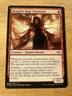 MTG Dragon's Rage Channeler The List - Modern Horizons 2 #121/303 Regular NM/M - Image 1