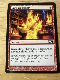 MTG - BURNING INQUIRY - The List (C) - Image 1