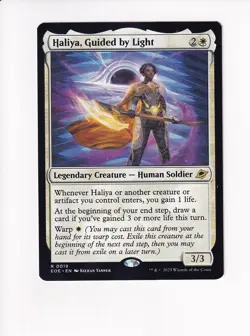 MAGIC THE GATHERING MTG EDGE OF ETERNITIES HALIYA, GUIDED BY LIGHT - Image 1