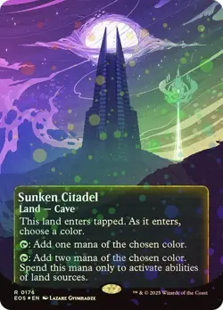 MTG - Sunken Citadel - Galaxy Foil - Stellar Sights - Edge of Eternities - Image 1