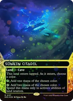 MTG - Sunken Citadel - Galaxy Foil - Stellar Sights - Edge of Eternities - Image 1