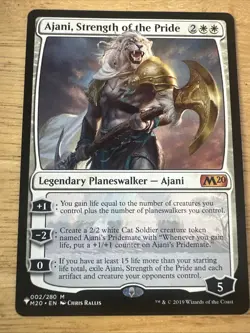 1 x Ajani, Strength of the Pride - Mystery Booster / The List - NM-Mint - MTG - Image 1