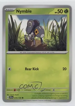 Nymble Pokemon Journey Together (JTG) #019 ow4 - Image 1