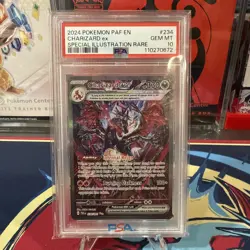 2024 POKEMON PAF EN-PALDEAN FATES SPECIAL ILLUSTRATION RARE CHARIZARD EX PSA 10 - Image 1