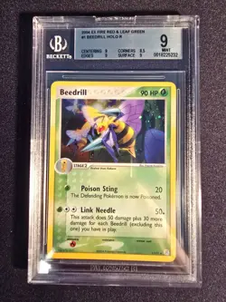Pokemon TCG Beedrill 1/112 Firered & Leafgreen Holo BGS 9 English (not PSA) - Image 1