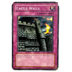 Yugioh CCG Collectable 1996 Konami Castle Walls - Image 1