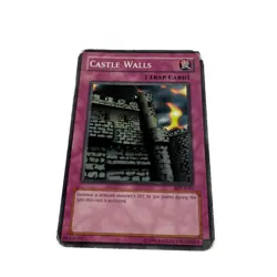 Yugioh CCG Collectable 1996 Konami Castle Walls - Image 4