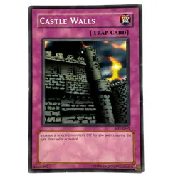 Yugioh CCG Collectable 1996 Konami Castle Walls - Image 1