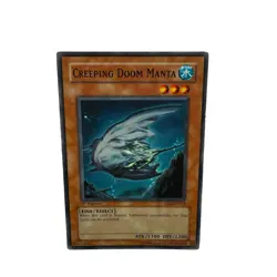 Yugioh CCG Collectable 1996 Konami Creeping Doom Manta 1st Edition - Image 5