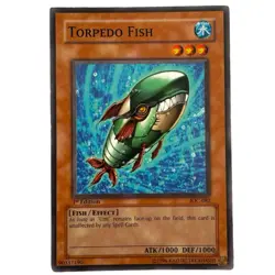 Yugioh CCG Collectable 1996 Konami 1st Edition Torpedo Fish - Image 1