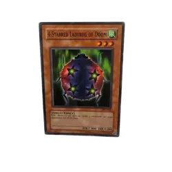 Yugioh CCG Collectable 1996 Konami 4 Starred Ladybug Of Doom - Image 5
