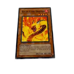 Yugioh CCG Collectable 1996 Konami 1st Edition Solar Flare Dragon - Image 4