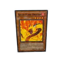 Yugioh CCG Collectable 1996 Konami 1st Edition Solar Flare Dragon - Image 5