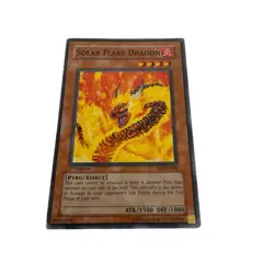 Yugioh CCG Collectable 1996 Konami 1st Edition Solar Flare Dragon - Image 2
