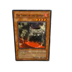 Yugioh CCG Collectable 1996 Konami 1st Edition The Thing In The Crater - Image 5