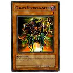 Yugioh CCG Collectable 1996 Konami Chaos Necromancer 1st Edition - Image 1