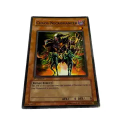 Yugioh CCG Collectable 1996 Konami Chaos Necromancer 1st Edition - Image 4