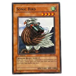 Yugioh CCG Collectable 1996 Konami 1st Edition Sonic Bird - Image 1