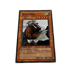 Yugioh CCG Collectable 1996 Konami 1st Edition Sonic Bird - Image 5