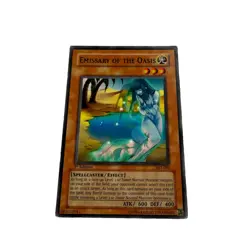 Yugioh CCG Collectable 1996 Konami 1st Edition Emissary Of The Oasis - Image 4