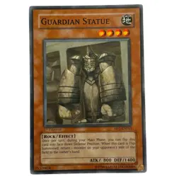 Yugioh CCG Collectable 1996 Konami 1st Edition Guardian Statue - Image 1