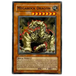 Yugioh CCG Collectable 1996 Konami 1st Edition Megarock Dragon - Image 1