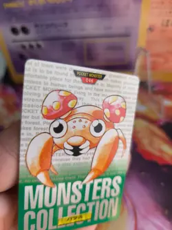 Pokemon Karte Card Monsters Collection Carddass 1996 japanese NM Paras Green - Image 2