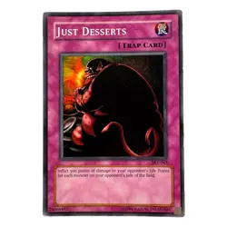 Yugioh 1996 Konami CCG Collectable Just Deserts - Image 1