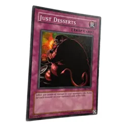 Yugioh 1996 Konami CCG Collectable Just Deserts - Image 2