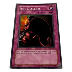 Yugioh 1996 Konami CCG Collectable Just Deserts - Image 4