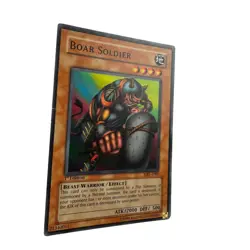 Yugioh CCG Collectable 1996 Konami 1st Edition Boar Solider - Image 2