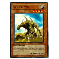 Yugioh CCG Collectable 1996 Konami 1st Edition Sand Moth - Image 1