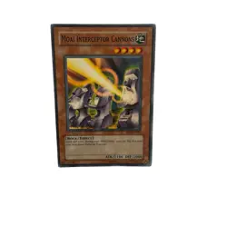Yugioh CCG Collectable 1996 Konami 1st Edition Moai Interceptor Cannons - Image 5