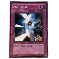 Yugioh CCG Collectable 1996 Konami Anti Spell - Image 1