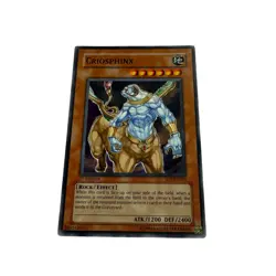 Yugioh CCG Collectable 1996 Konami 1st Edition Criosphinx - Image 4