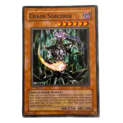 Yugioh CCG Collectable 1996 Konami 1st Edition Chaos Sorcerer - Image 1