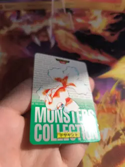 Pokemon Karte Card Monsters Collection Carddass 1996 japanese NM Goldeen Green - Image 2