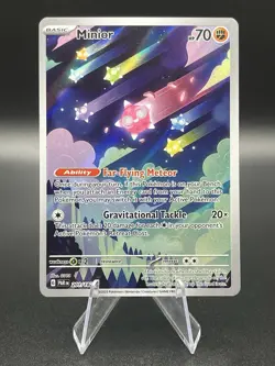 Pokemon TCG Minior Illustration Rare 201/182 Paradox Rift Holo Card - Image 1