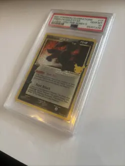 Pokemon Umbreon Gold Star 17/17 Celebrations Holo Card PSA 10 Gem Mint - Image 2